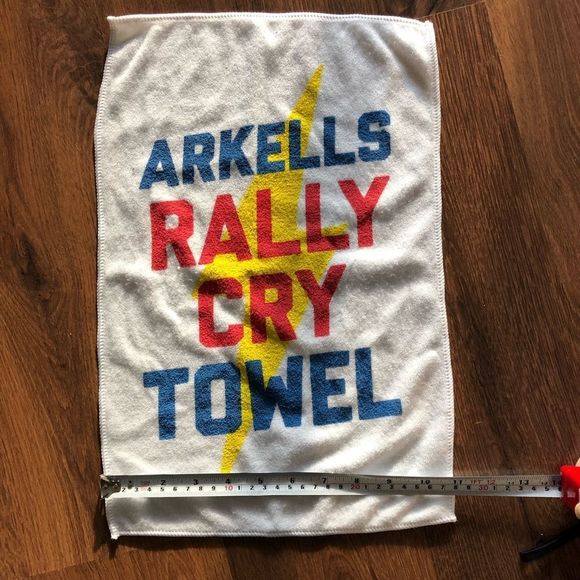 ARKELLS Rally Cry Tour Face Towel - Picture 2 of 4